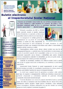 Buletin electronic al Inspectoratului Şcolar Naţional