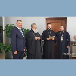 Şeful Direcţiei de Învăţământ Briceni a fost decorat cu Ordinul „Cuviosul Paisie Velicicovski”  de gradul II